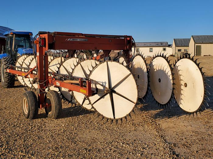 Used Massey 5130 Wheel Rake - same as H&S HDII-17