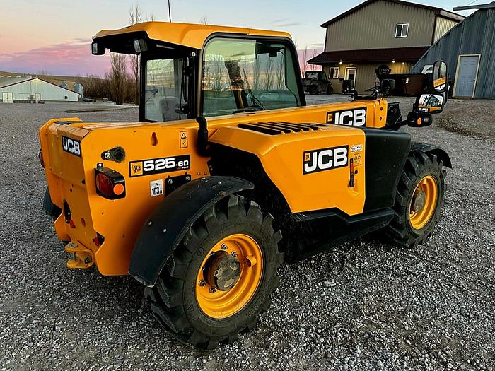 Used 2023 JCB 525-60 AGRI Telehandler w/ 60 hrs