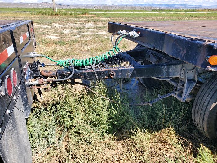 Used 40' + 32' Hay / Flatbed Trailer Set - Transcraft w/ Western
