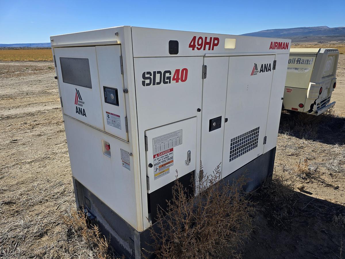 Used 40kw Airman SDG40 Generator Set