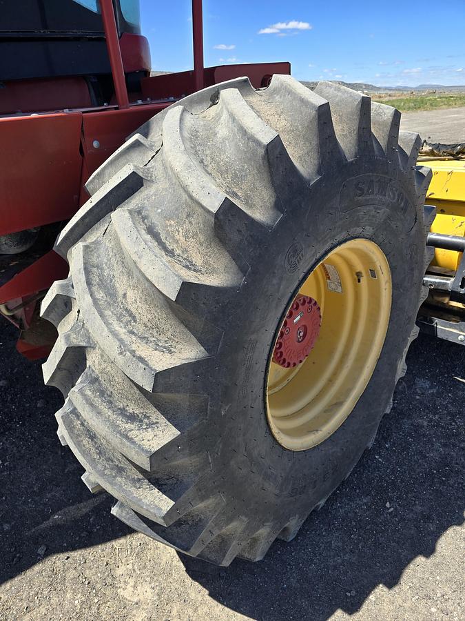 Used ** Going to Auction ** 2014 New Holland H8080 Rotary Windrower w/ Newer Header