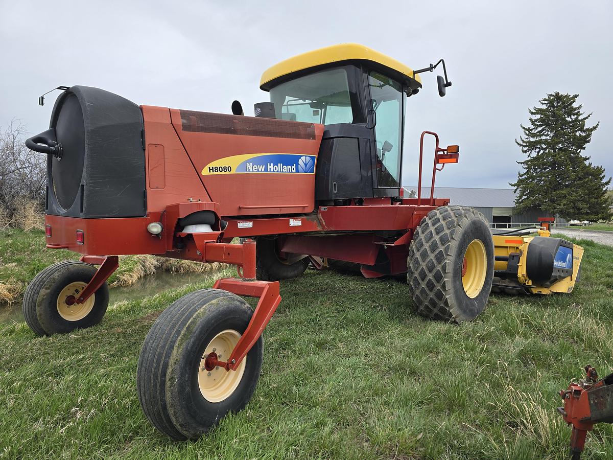 Used 16' New Holland H8080 Rotary Windrower w/ 730 hrs