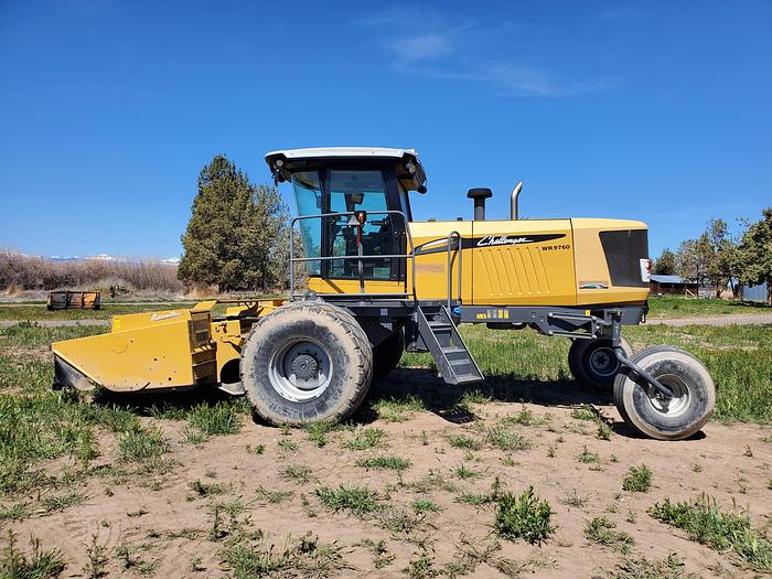 Used 13' Challenger WR9760 Rotary Windrower