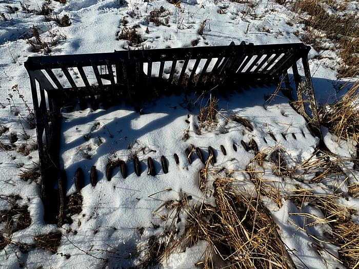 Used Cat Skid Steer Rock Bucket
