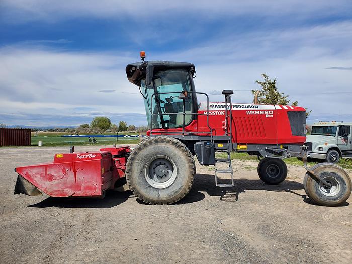 Used 2020 Massey Ferguson WR9980 Windrower w/ 1600 hrs