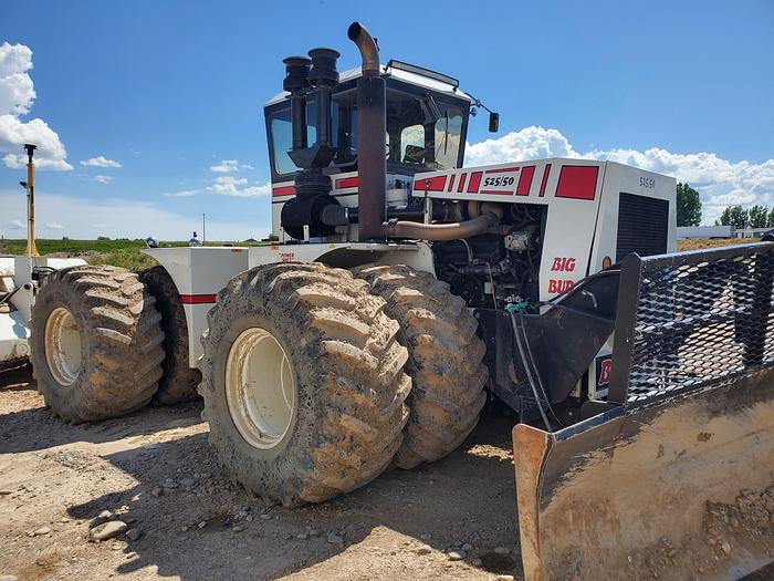 Used Big Bud 525/50 Tractor + 25 cyd Scraper w/ GPS