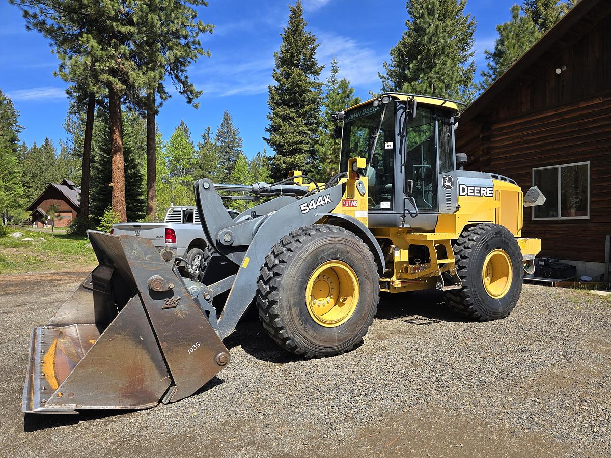 Used 2015 John Deere 544K Wheel Loader w/ 3600 hrs