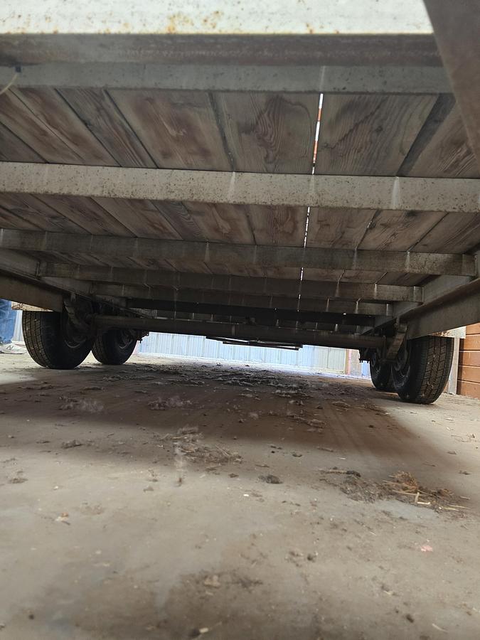 Used 2001 C&B 16' Flatbed Equipment Trailer