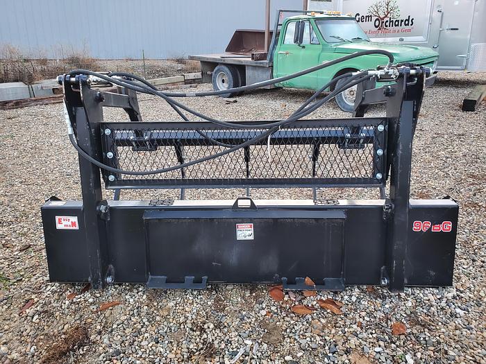 Used 96" Grapple Bucket for Skid Steer Attachment