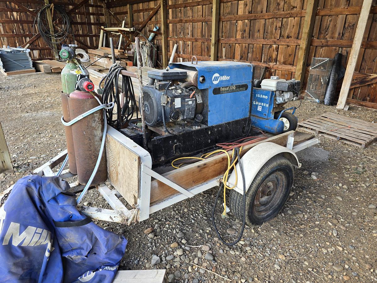 Used Service Trailer - Welder / Torch / Air Compressor