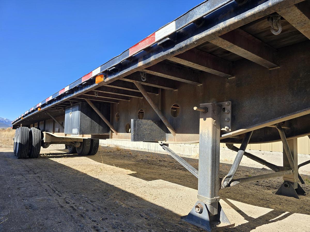 Used 48' Transcraft Flatbed Hay Trailer