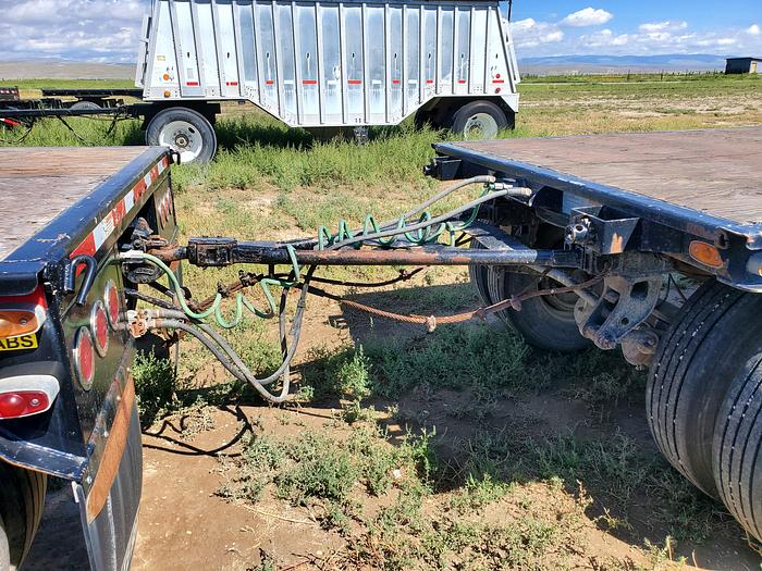 Used 2016 Western Flatbed Triple Trailer Set - 30' + 24' + 24'