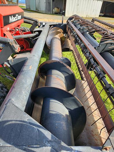 Used MacDon 7000 Windrower w/ 14' Grass Seed Header