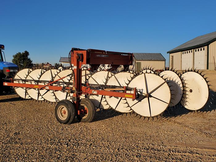Used Massey 5130 Wheel Rake - same as H&S HDII-17