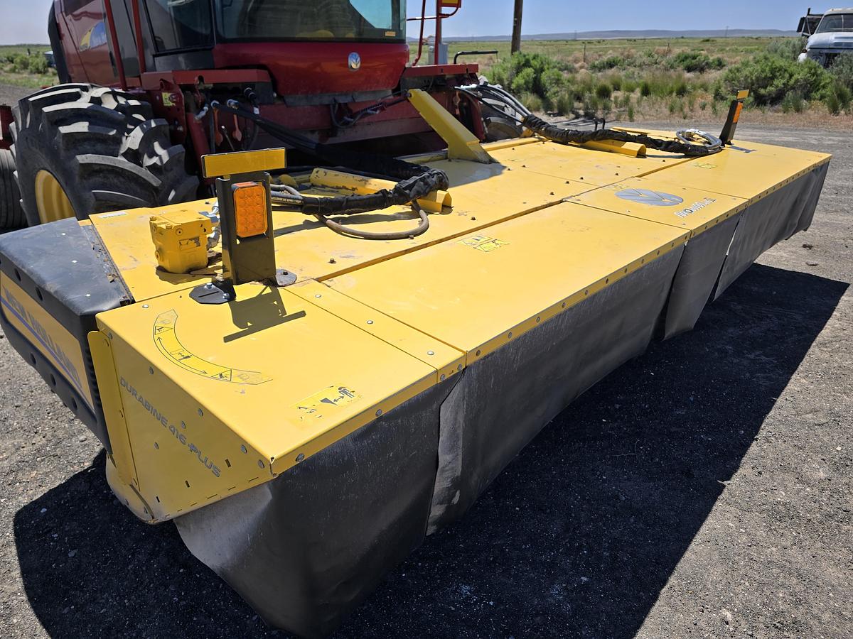 Used ** Going to Auction ** 2014 New Holland H8080 Rotary Windrower w/ Newer Header