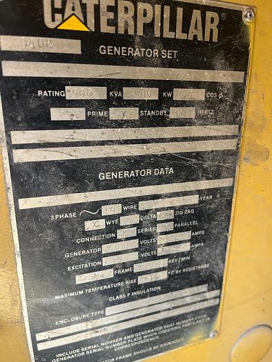 Used Caterpillar 400 KW Generator Set