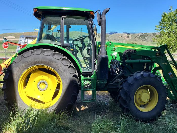 Used 2021 John Deere 6105E Tractor w/ Loader - 600 Hrs