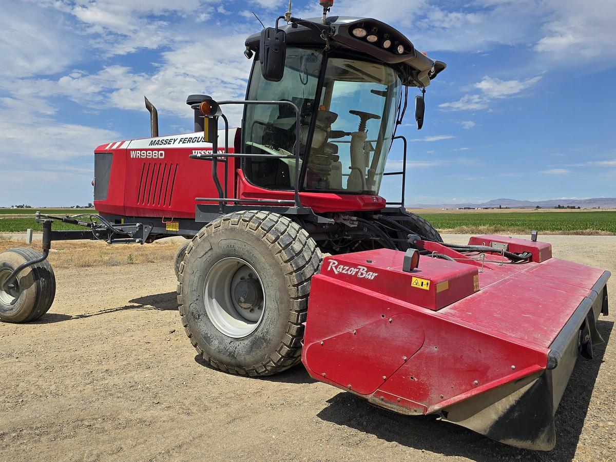 Used 2020 Massey Ferguson WR9980 Windrower w/ 1700 hrs