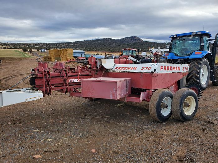 Used Freeman 370T Engine Baler w/ 3200 hrs
