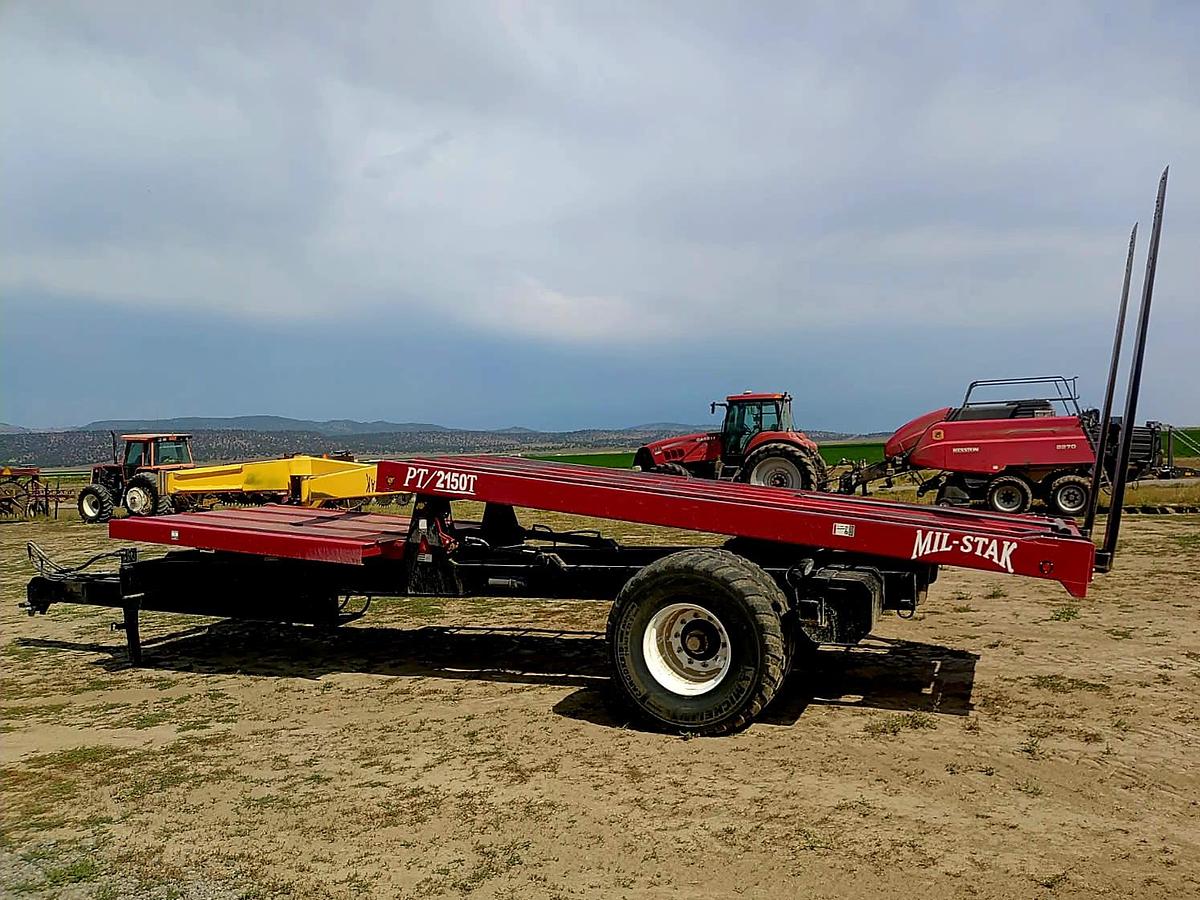Used 2021 Mil-Stak PT/2150 Bale Stacker w/ 25k bls