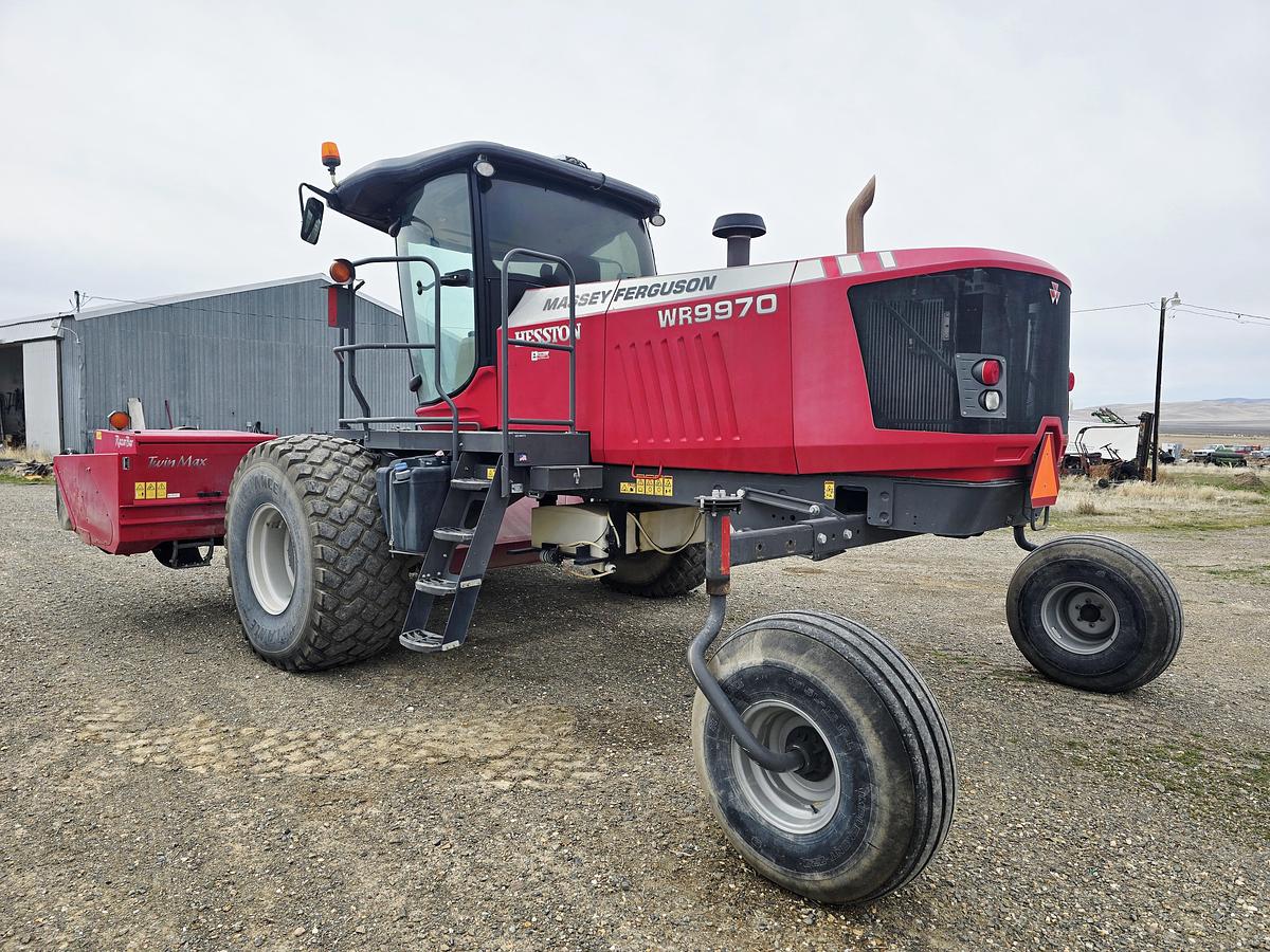 Used 2019 Massey Ferguson WR9970 Windrower w/ 1600 hrs