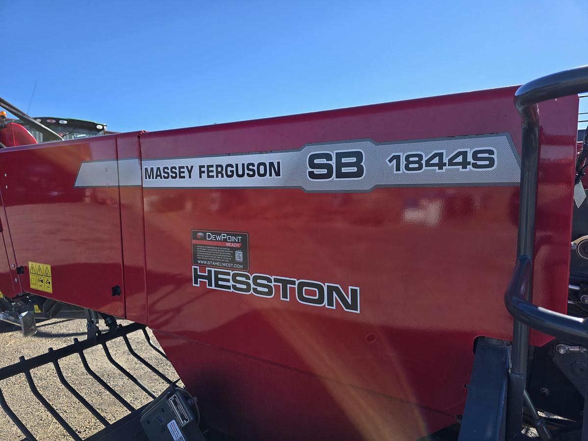 Used 2024 Massey Ferguson 1844S Baler + Staheli DewPoint 331 Hay Steamer