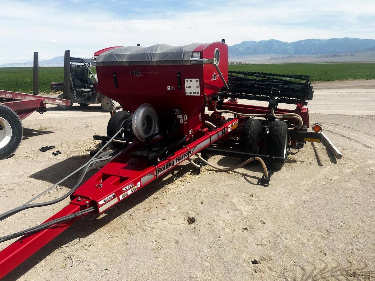 Used 2023 24' Unverferth 1245 Roller Harrow w/ Hay Seeder
