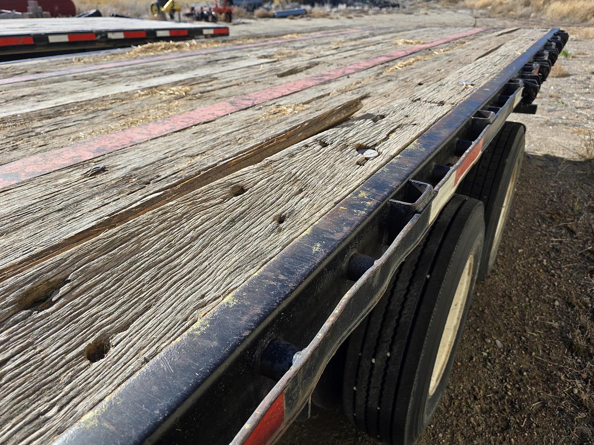 Used 48' Transcraft Flatbed Hay Trailer