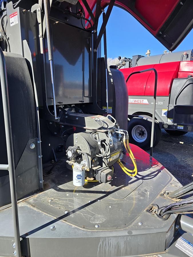 Used Massey Ferguson 1844S Baler + Staheli DewPoint 331 Hay Steamer