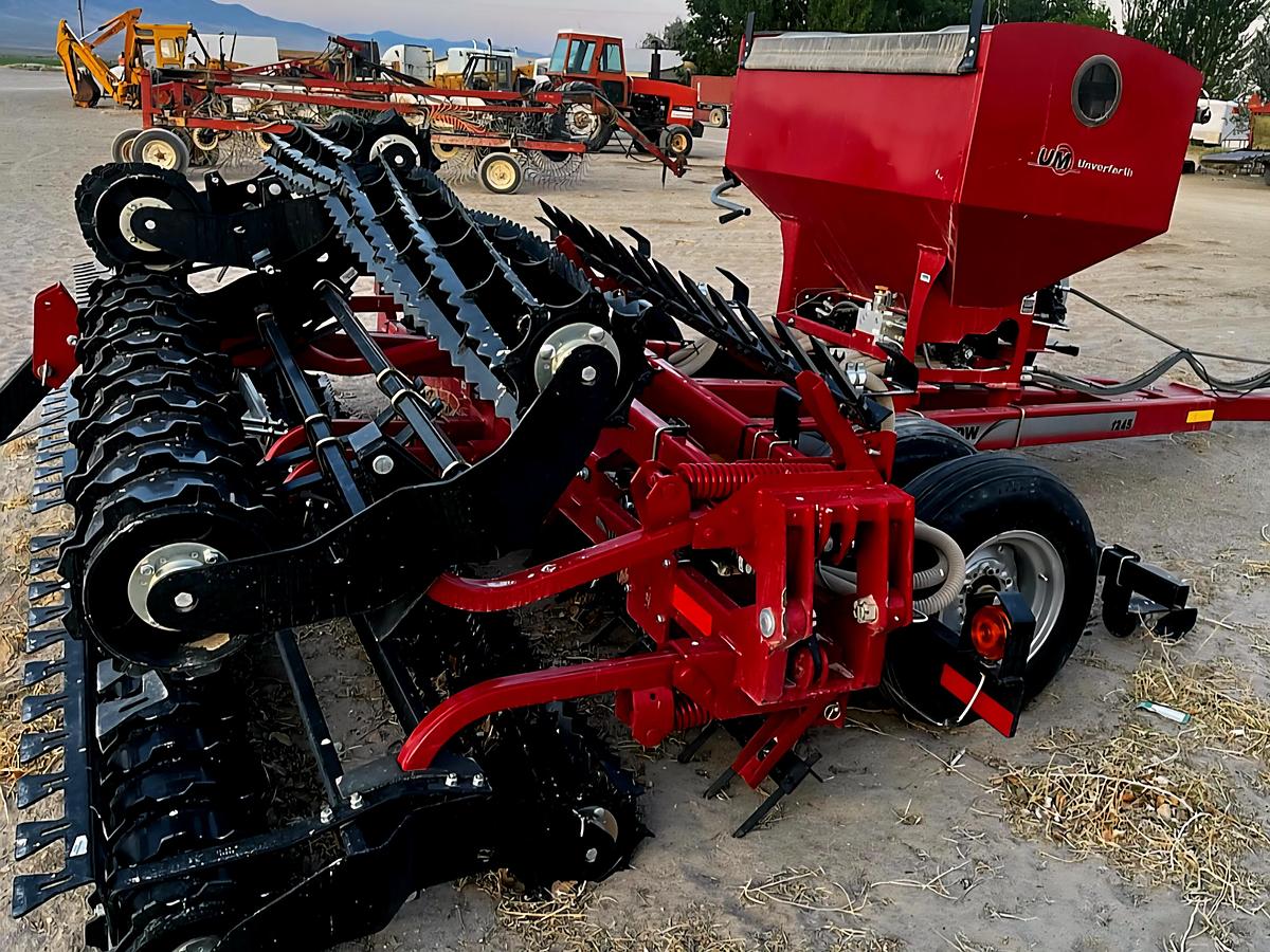 Used 2023 24' Unverferth 1245 Roller Harrow w/ Hay Seeder