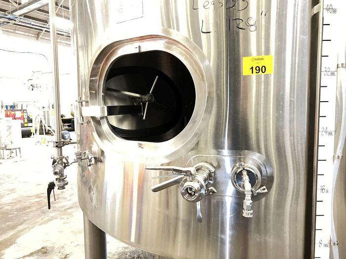 Used Tank, 3,875 Gallon, S/st, Jkt, 30 PSI, 125 BBL BriteTank, JVNW #C744693