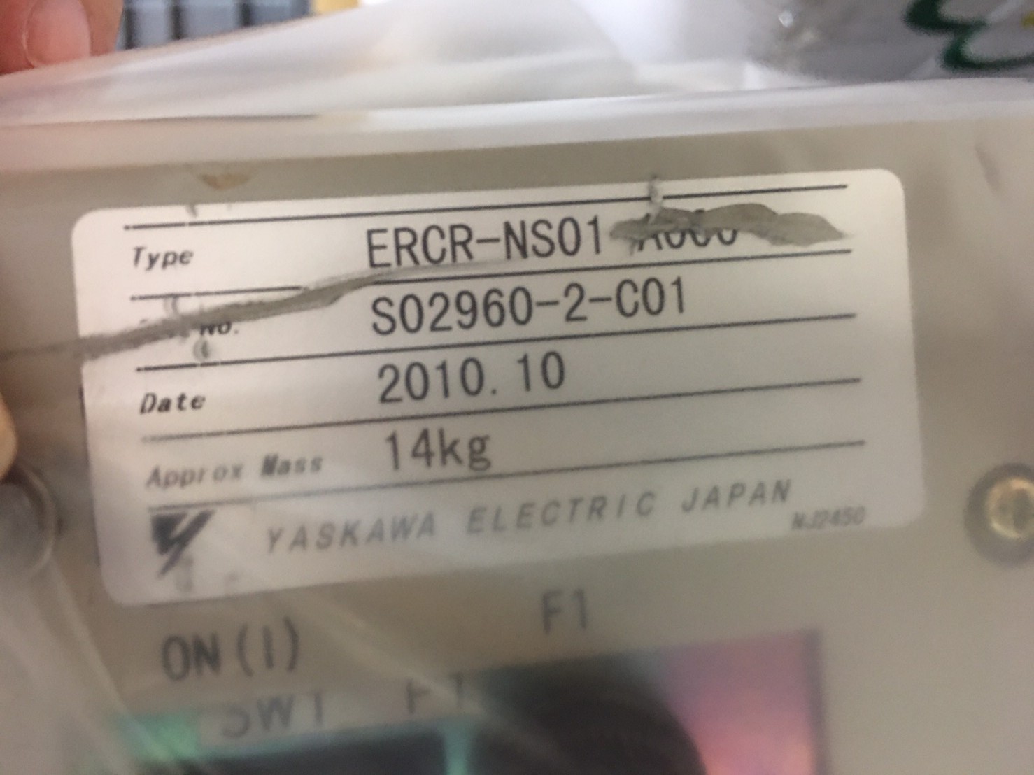 Used YASKAWA XU-RCM9205