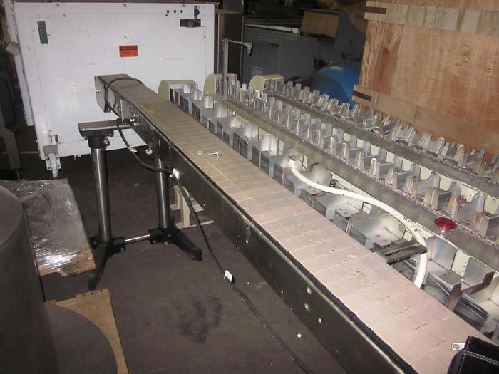 STAINLESS STEEL POWER CONVEYOR 8'L x 6"W