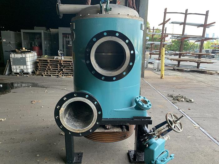 Used BLACK CLAWSON UV-400 PRESSURE SCREEN STAINLESS STEEL, PERFORATED BASKET