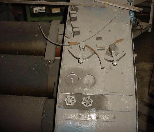 Used 10 in. X 20 in. BUHLER THREE ROLL MILL  HYD. 25 HP 2 SPEED – #1014