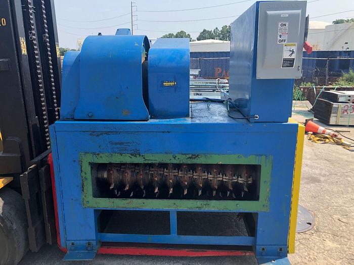 Used 48" WIDE BLOAPCO FLOOR MOUNT SHREDDER