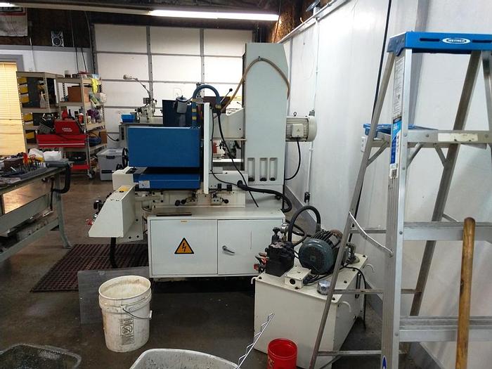 Used 12" X 24" Kent Fully Automatic Surface Grinder, Longitudinal Travel 28", Cross Travel 13.750", 24" Vertical, 7.5 HP, 14" X 1.5" Wheel