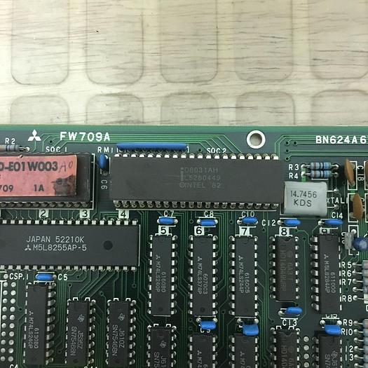 Used Mitsubishi, FW709A  , PC Board, S/N-BN624A675G51