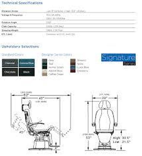 Refurbished Topcon OC 2400 Fully Electric Tilt Recline Chair