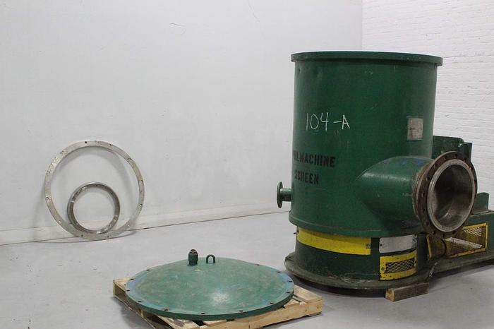 Used BIRD MDL 40 PRESSURE SCREEN S/S BELT DRIVEN
