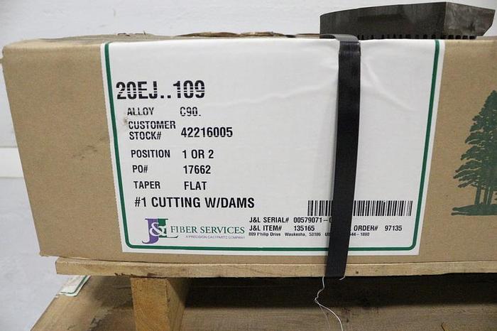Unused Beloit DD4000 Refiner 20" Diameter Disc Plate Set #32358