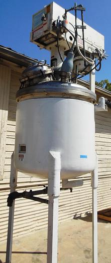 Used Reactor, 236 Gallon, S/st, Jkt, Agit, Royal Welding, 42"X36" #S742518