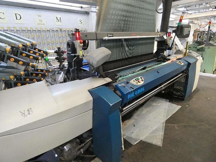 Used Picanol Gammax looms with Staubli Jacquard type DX110, 2005