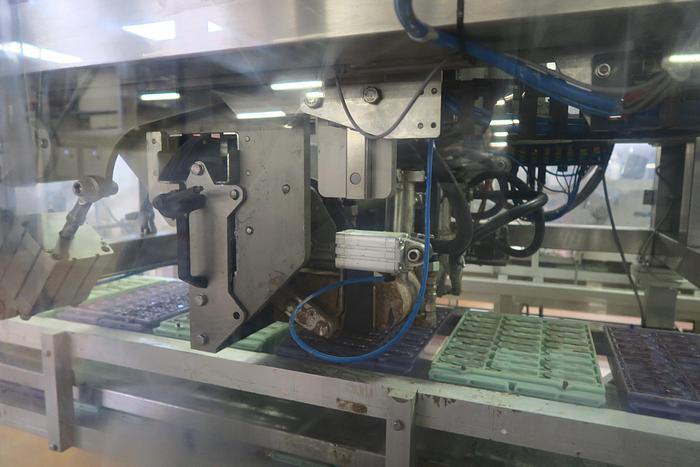 Used Aasted Frozen Cone Chocolate Moulding Line