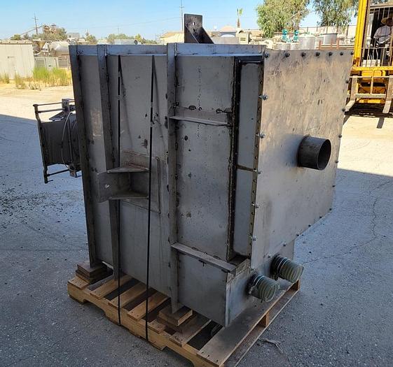 Used Hopper, 50 CF, S/st, 51" x 30" x 72", Cone Bottom, A #S744198