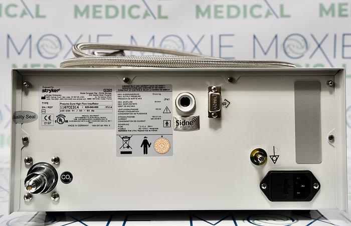Used Stryker PneumoSure 45 Liter High Flow Insufflator w/Adapter & Yoke 620-040-600