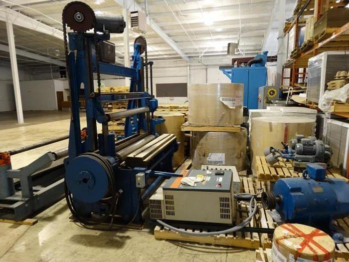 Used 55" USED CAMERON 10 TWO DRUM SLITTER REWINDER