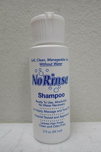 Used CleanLife Products 00120 No-Rinse Shampoo, 2 fl oz/Bottle, 72 Bottles/Case