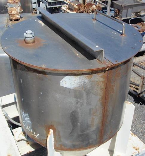 Used Tank, 120 Gallon, S/st, 33-1/2" X 24", CB/FT, #C694144