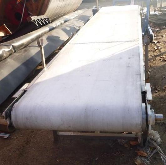 Used Conveyor, Belt, 28" X 12'6", S/st, 2 HP #S743514
